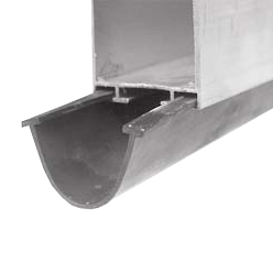 Rubber bottom seal for manually operated doors. - 10324